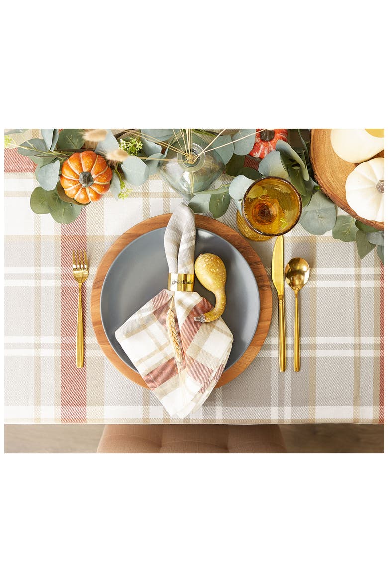 Cozy Picnic Plaid Cotton Tablecloth, Alternate, color, COZY PICNIC PLAID