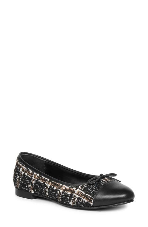 Zinnia Cap Toe Ballet Flat (Women)