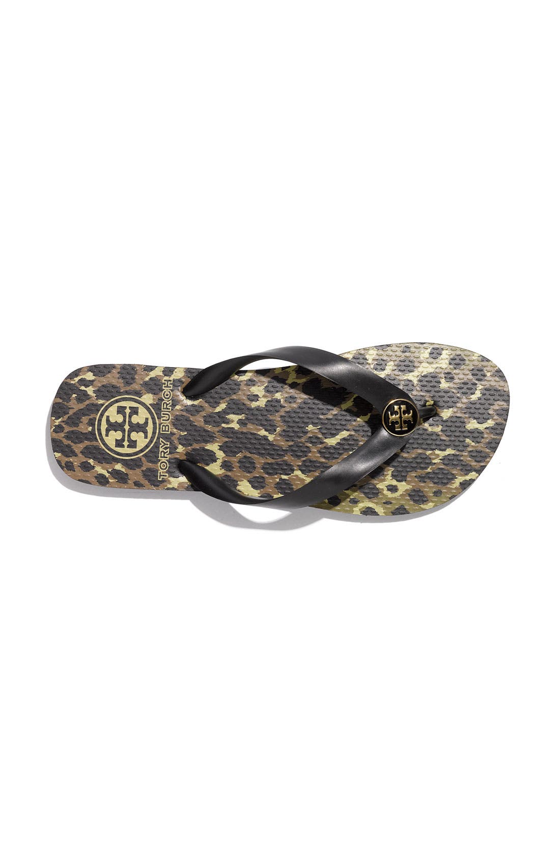 Tory Burch Enamel Logo Flip Flop, Alternate, color, 