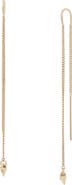 AllSaints Pyramid Threader Earrings