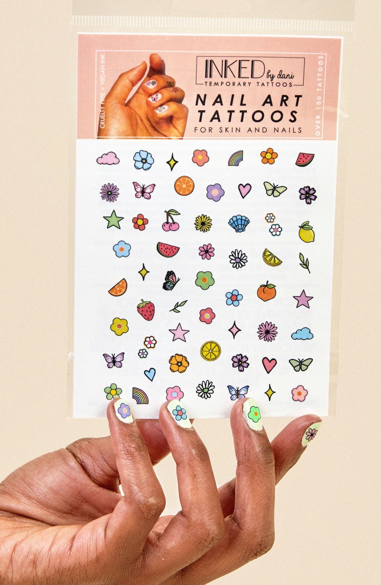 INKED by Dani Daisy Dreams Assorted Nail Art, Alternate, color, 