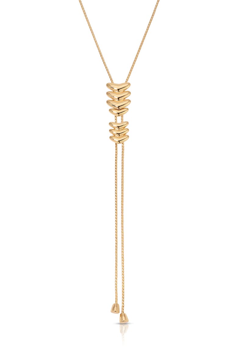 Vortex Bolo Necklace, Alternate, color, GOLD