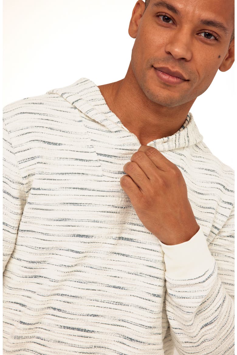Kieran Shoreline Baja Stripe Hoodie, Alternate, color, ECRU / SERRANO