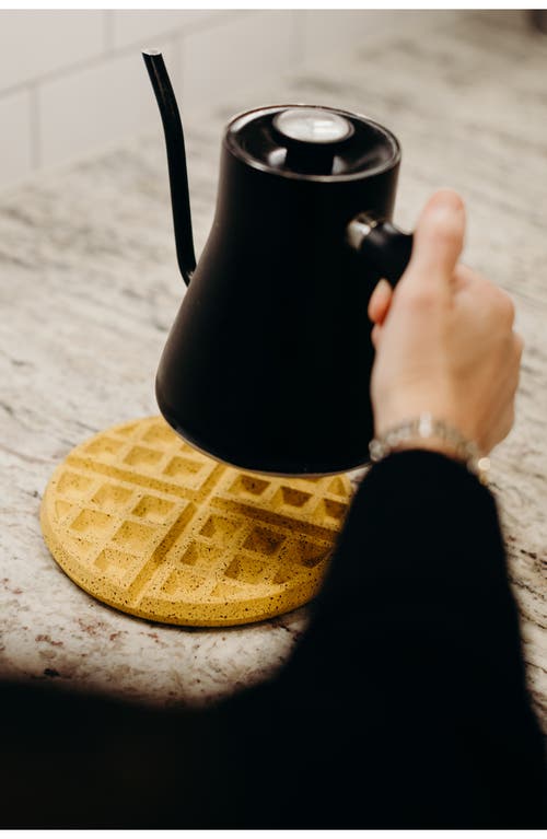 Pretti.cool Waffle Trivet In Yellow