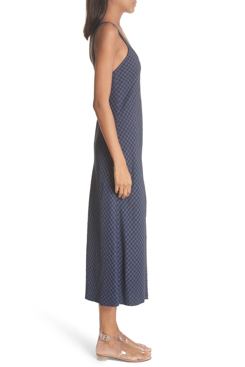 Gingham Slipdress, Alternate, color, NAVY MULTI