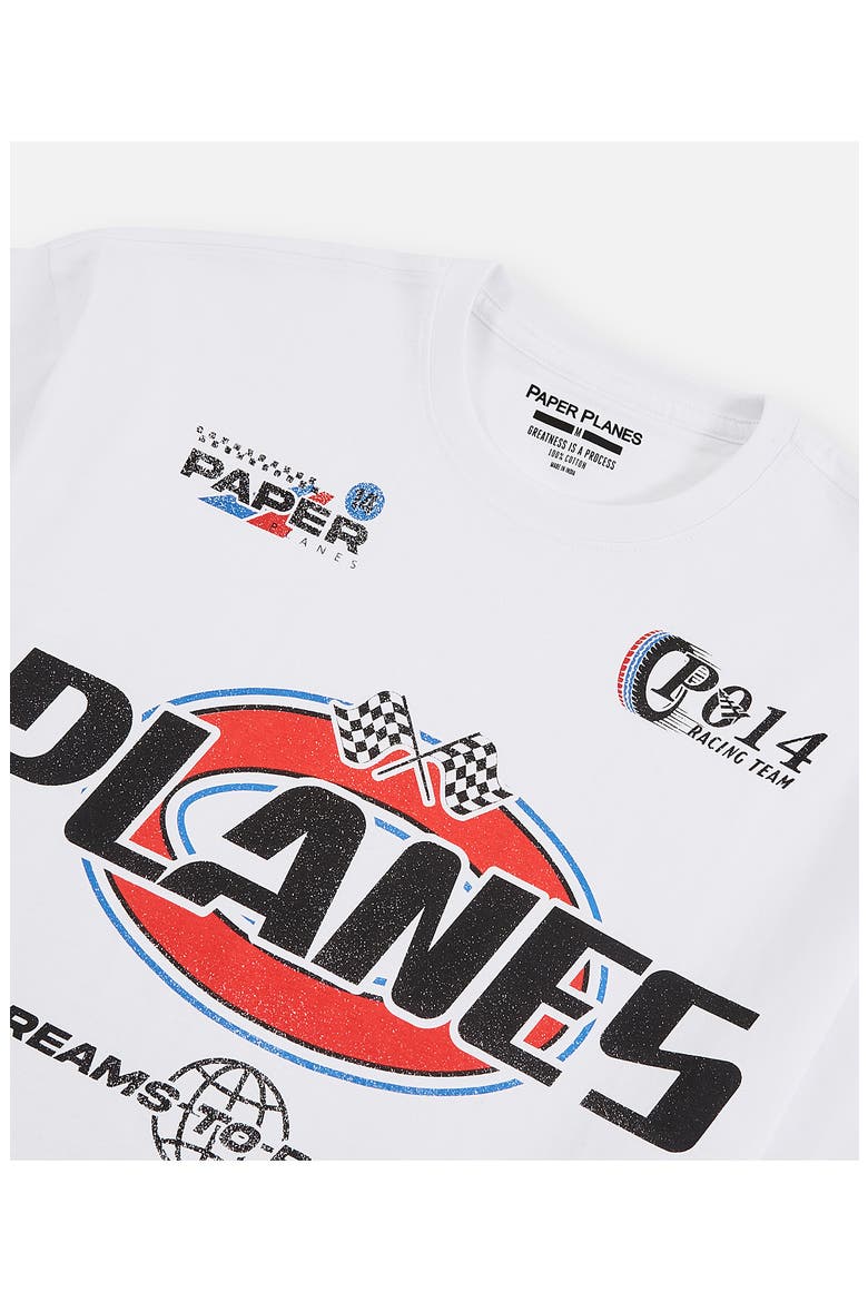 Raceway Graphic T-Shirt, Alternate, color, WHITE