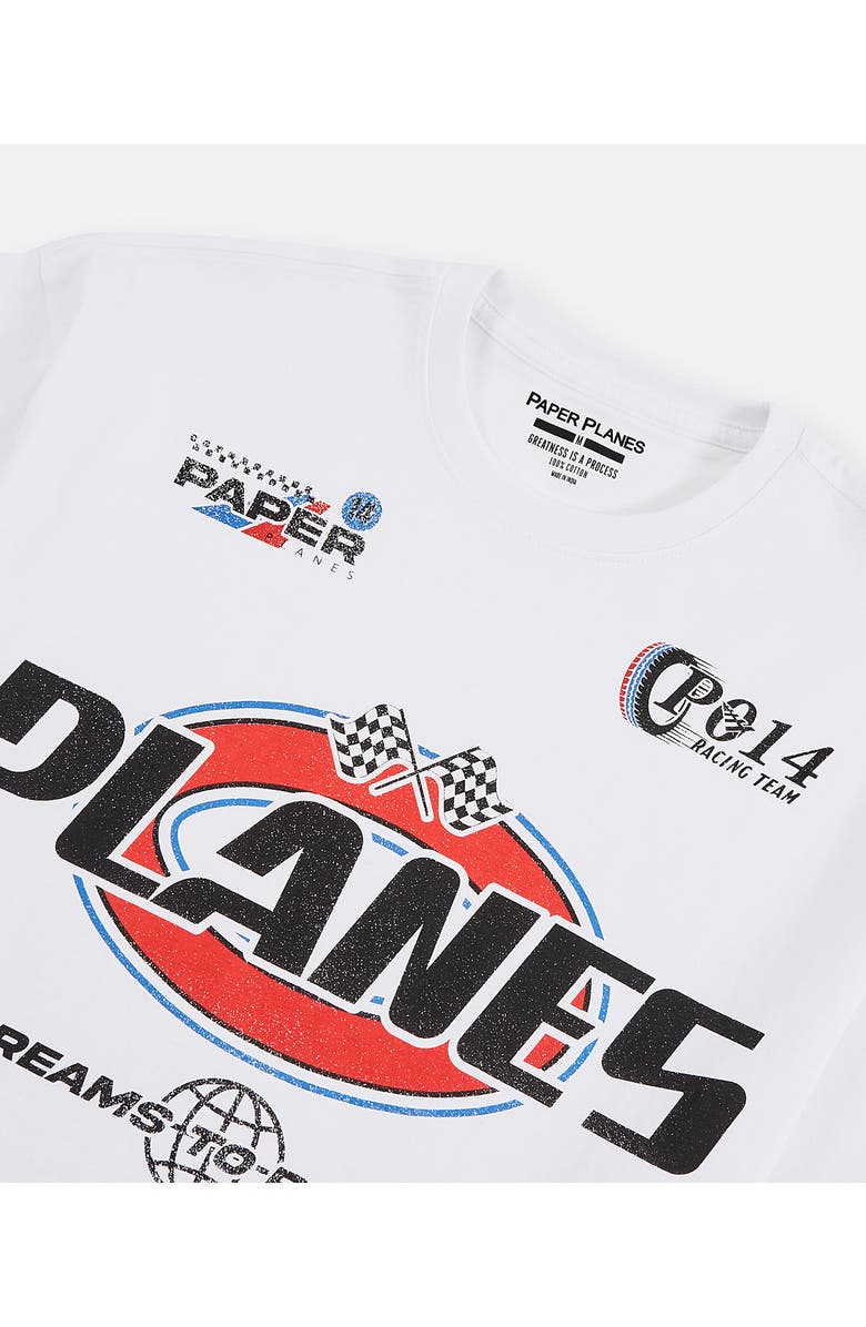 PAPER PLANES Raceway Graphic T-Shirt, Alternate, color, White