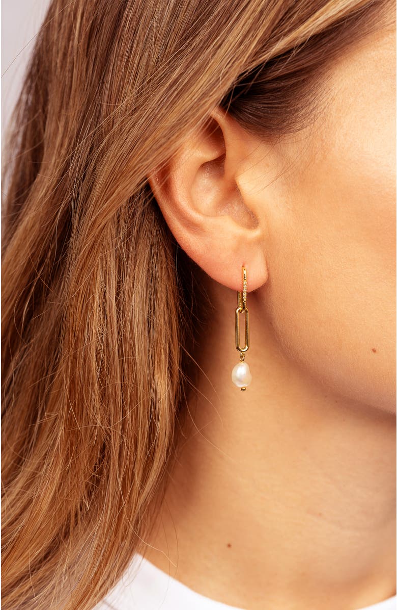 DPT Antwerp Elaine Earrings, Alternate, color, Pearl