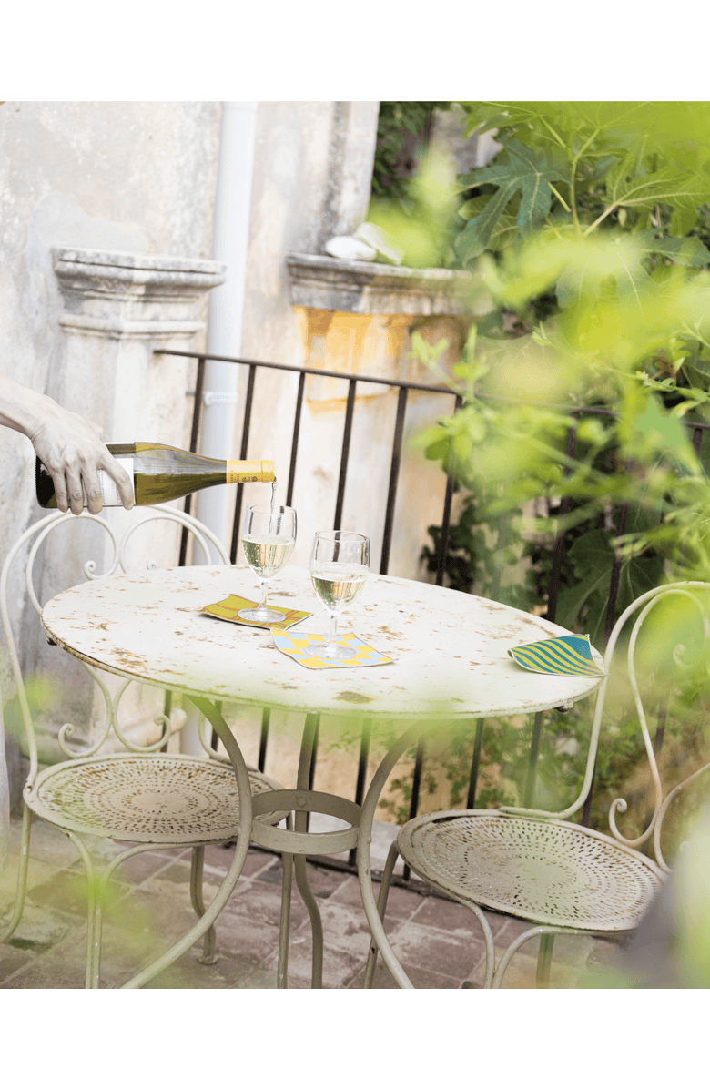 Tortuga Forma Comb Cocktail Napkins Set of 4, Alternate, color, Peridot