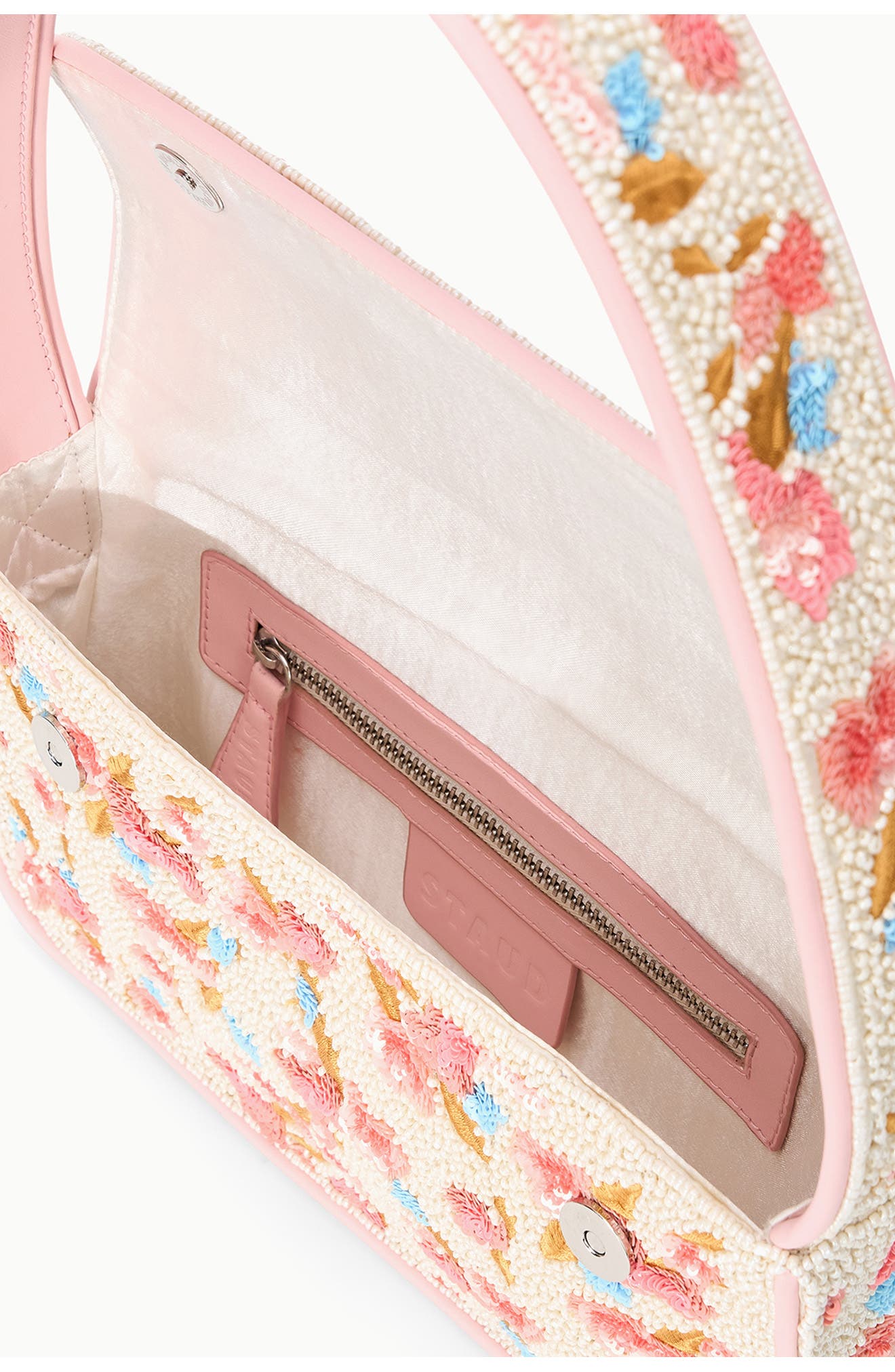 Tommy Beaded Shoulder Bag, Alternate, color, SPRING DAY