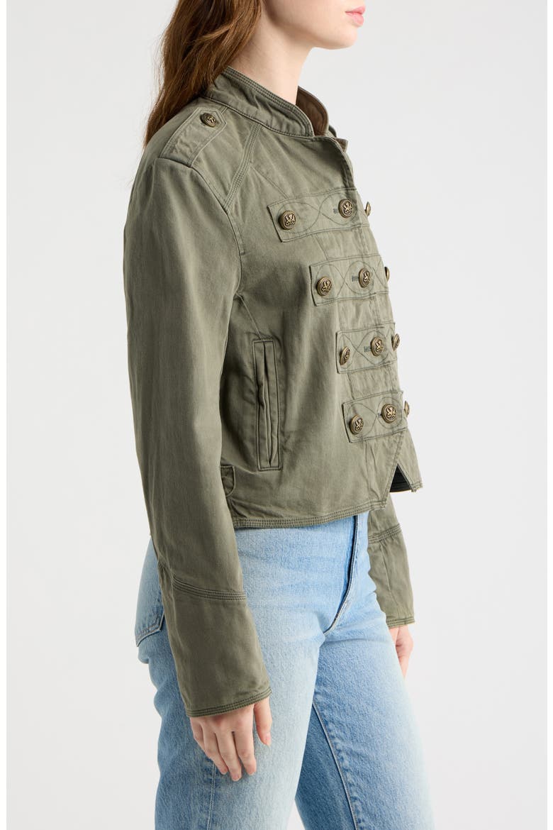 Ryland Cotton & Linen Band Jacket, Alternate, color, LAUREL CANYON