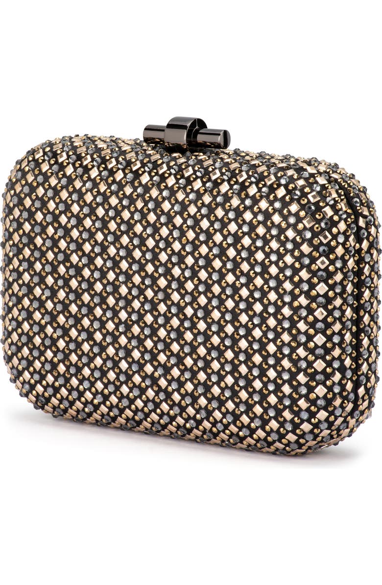 Olga Berg Ellen Hotfix Frame Clutch, Alternate, color,