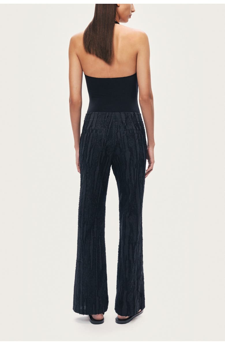 Nocturne Halter Deep V Blouse, Alternate, color, Black