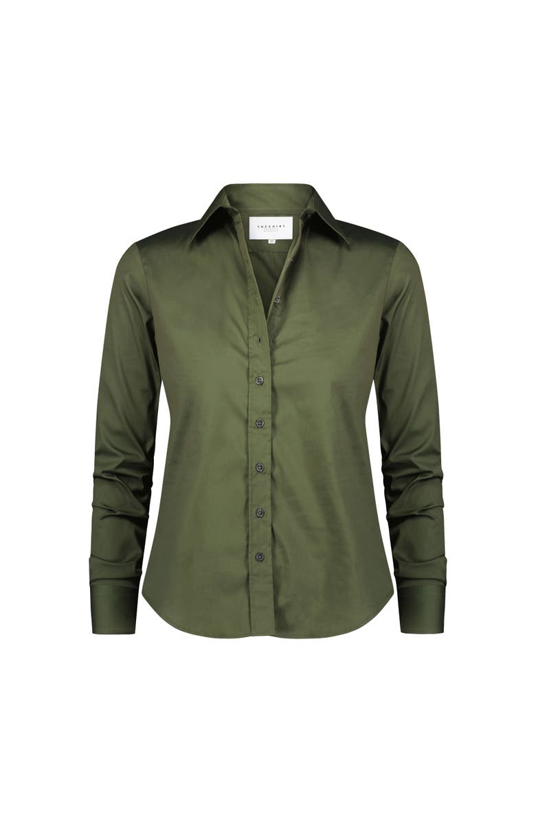 The Shirt by Rochelle Behrens The Icon Shirt, Alternate, color, Camo Green