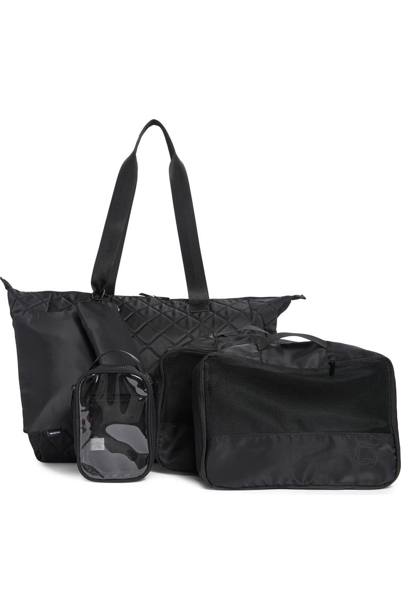 MYTAGALONGS Ultimate Getaway Weekend Bag Set, Main, color, Black