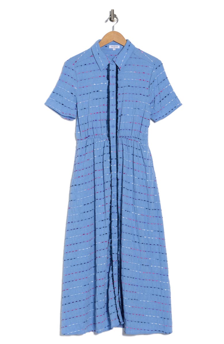 AREA STARS River Shirtdress, Alternate, color, Blue