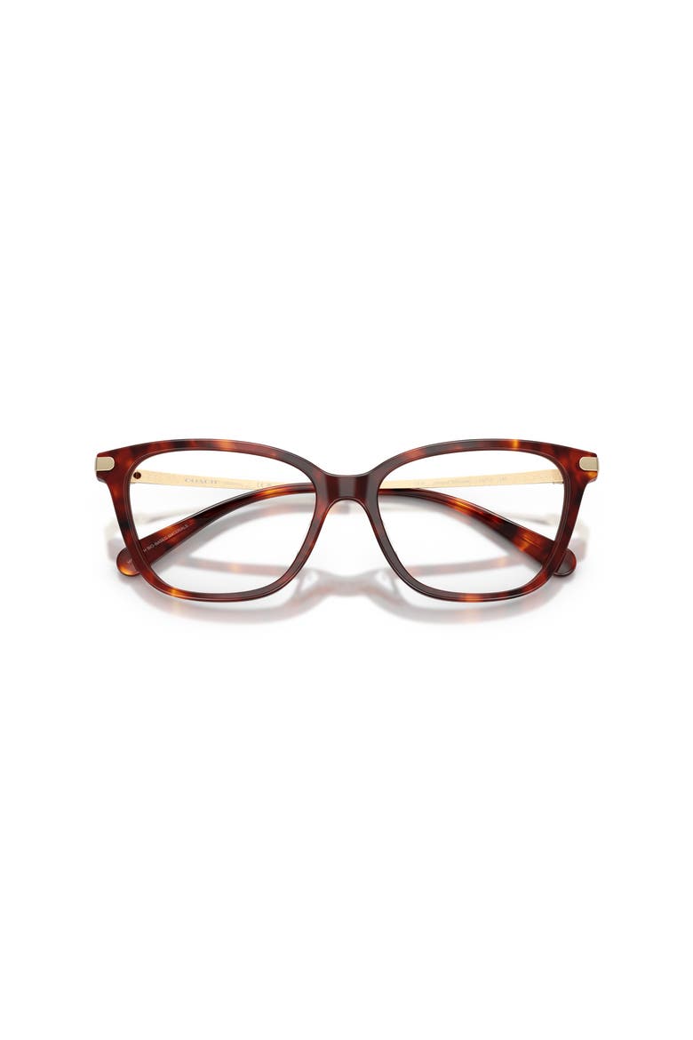 56mm Square optical glasses, Alternate, color, Tortoise