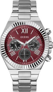 GUESS Equity Multifunction Bracelet Watch, 44mm