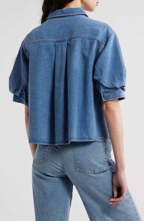 Frame The Billow Short Sleeve Shirt In Subtle