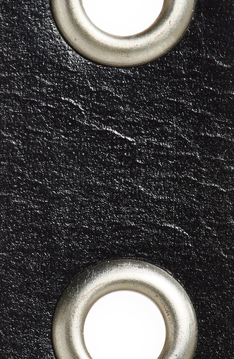 AllSaints Rivet Leather Belt, Alternate, color, 