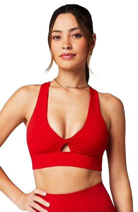Women's Oasis Twist Medium Impact Sports Bra
