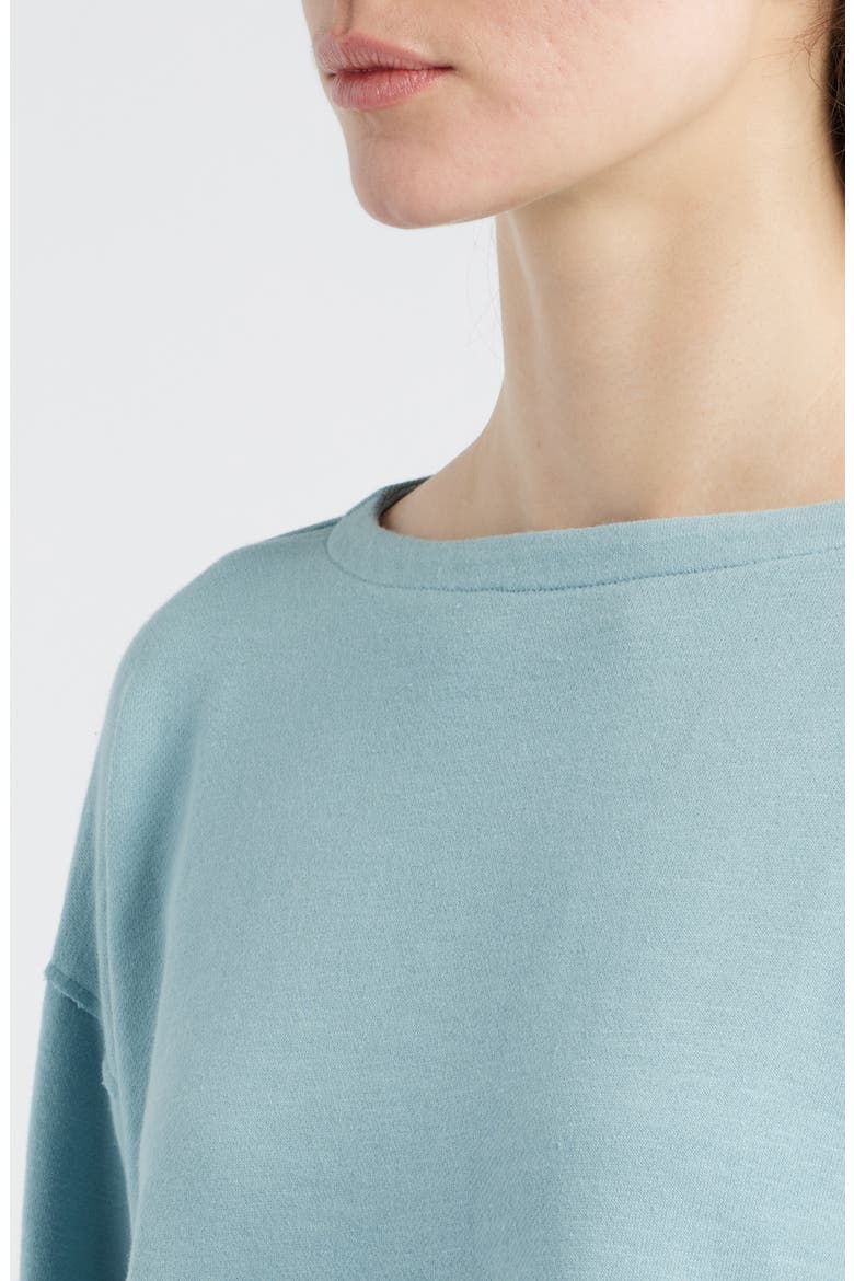 Bateau Neck Boxy Top, Alternate, color, SEAFOAM