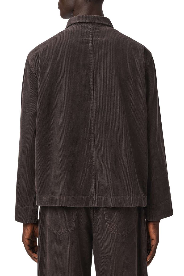 Mukesh Corduroy Shacket, Alternate, color, DARK BROWN
