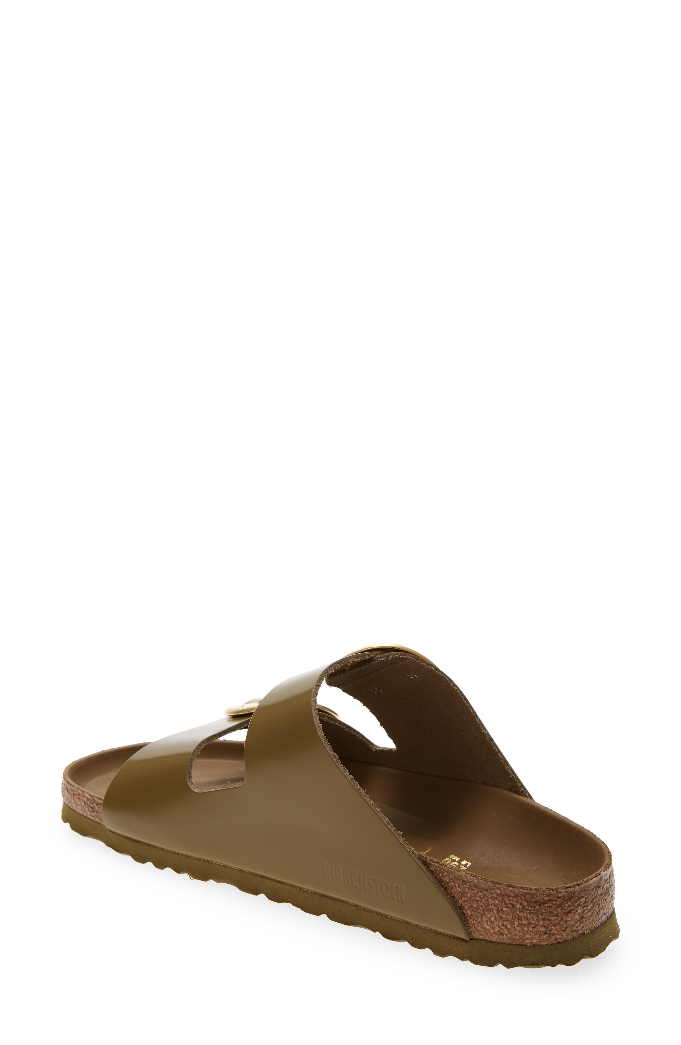 Birkenstock Arizona Big Buckle Slide Sandal, Alternate, color, Green