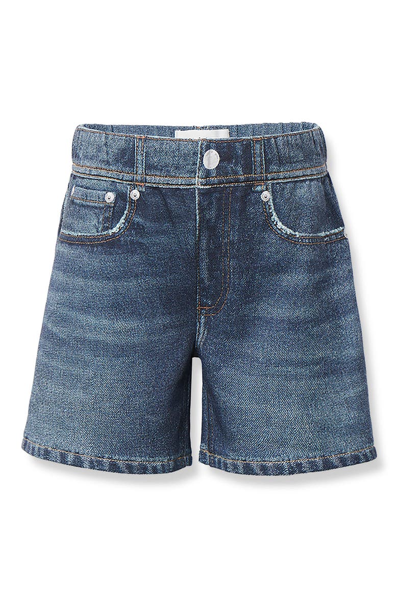 Kids' Mini rb Miramar Pull-On Faux Denim Shorts, Main, color, SCOTT