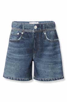 Kids' Mini rb Miramar Pull-On Faux Denim Shorts