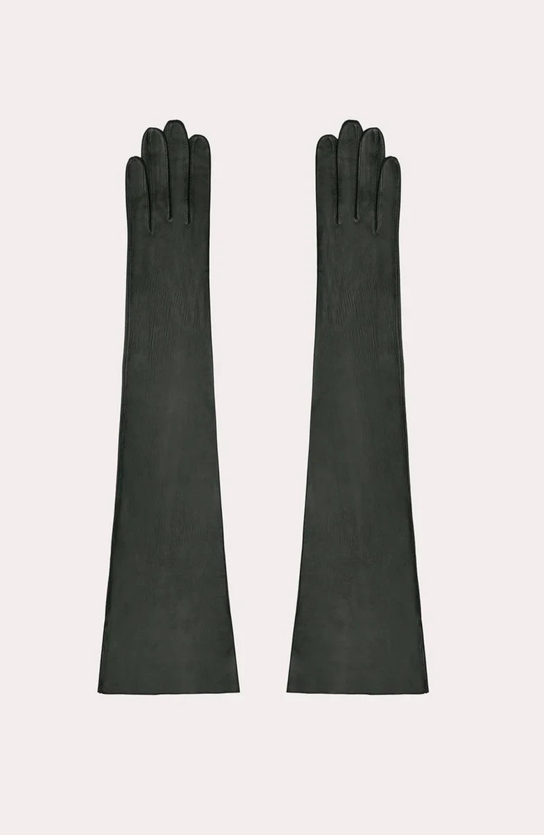 Seymoure Luxury Group Classic Runway Opera Glove, Main, color, Agave