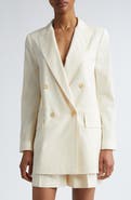 Max Mara Elegia Double Breasted Virgin Wool Blazer