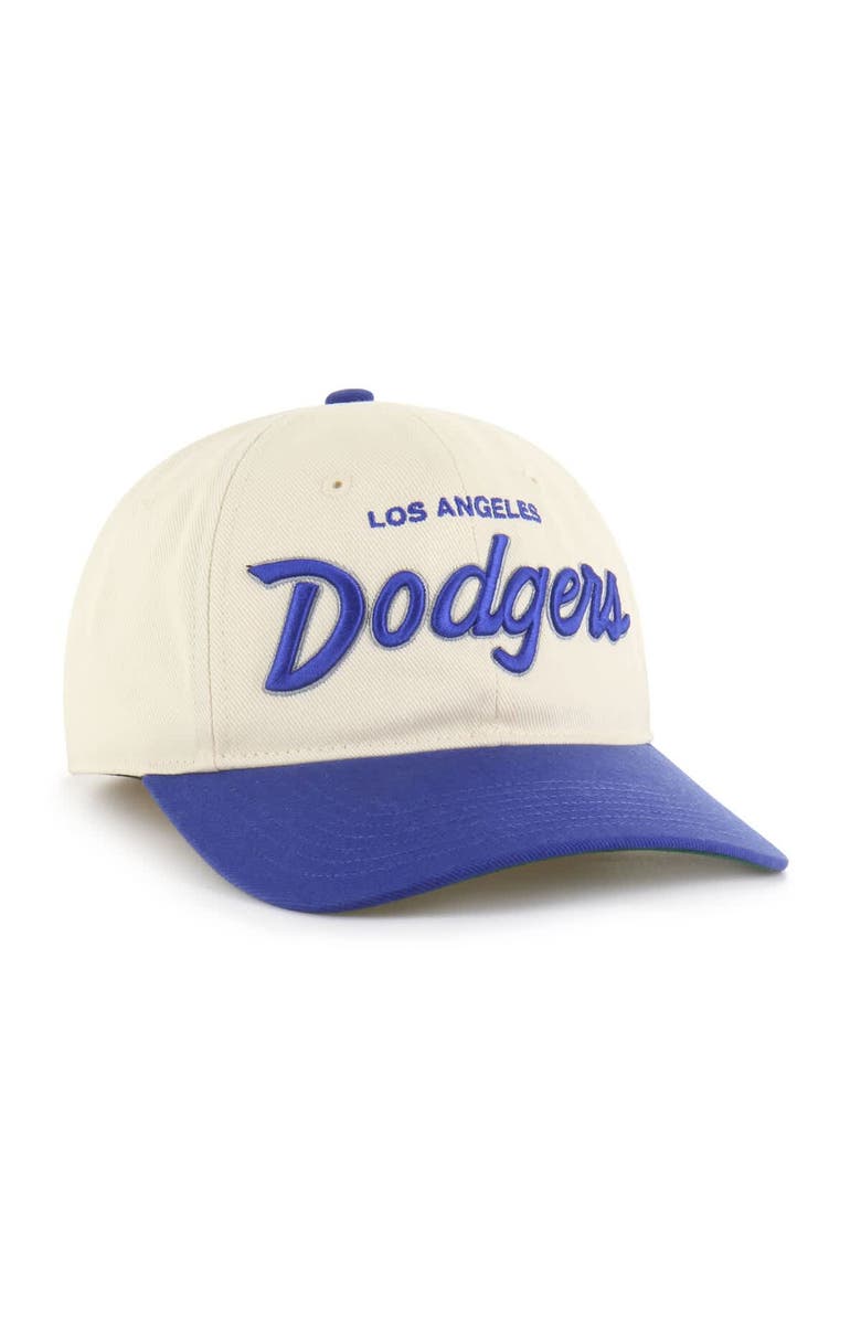 '47 Men's '47 Natural Los Angeles Dodgers Crosstown Franchise Fitted Hat, Alternate, color, Natural