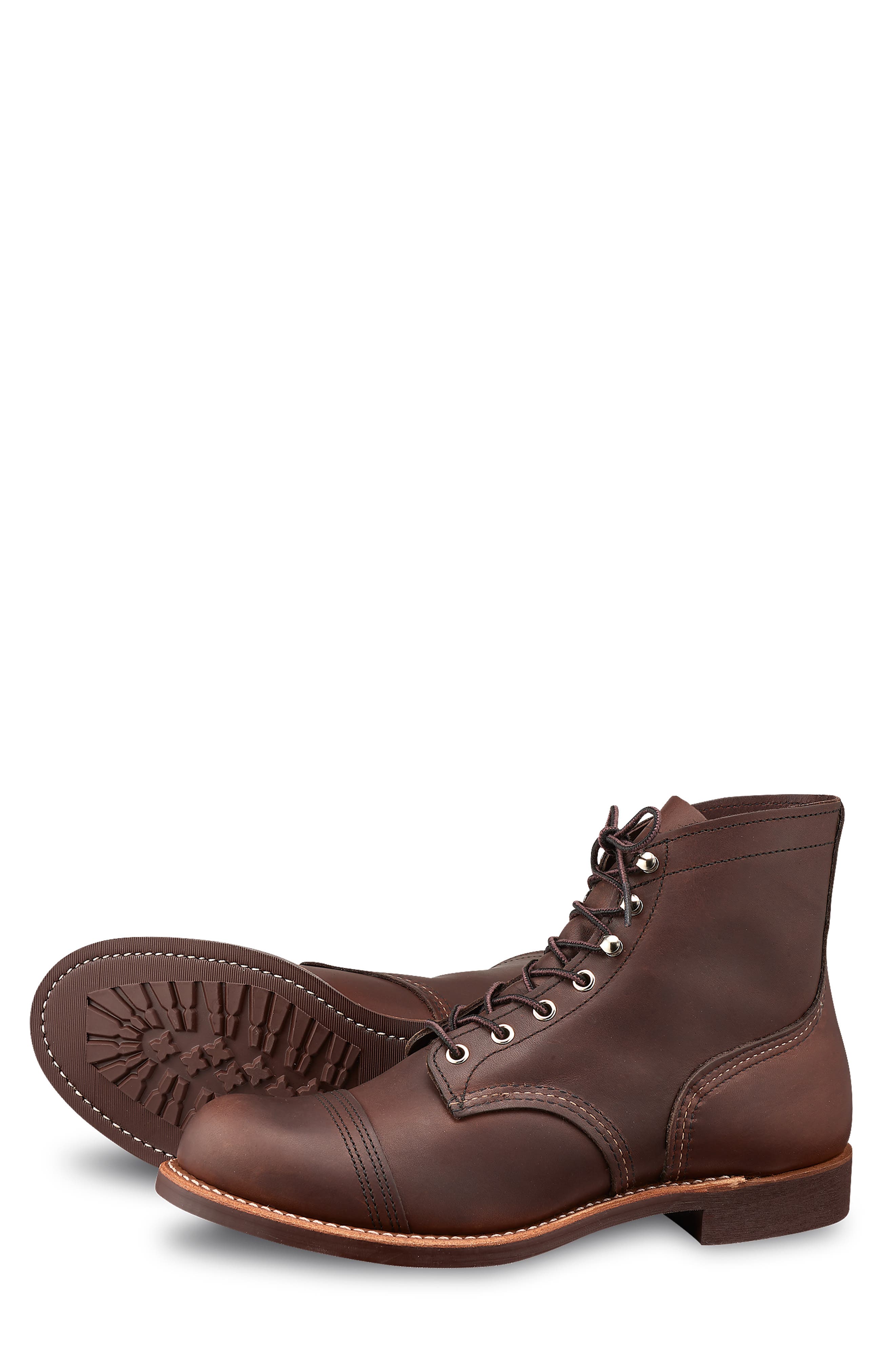 Iron Ranger Cap Toe Boot, Alternate, color, AMBER HARNESS LEATHER