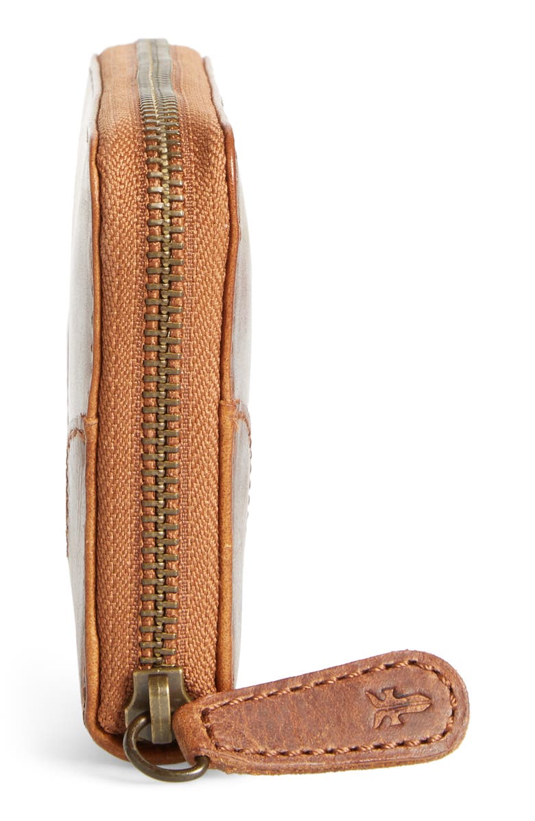 Frye Melissa Leather Wallet, Alternate, color, Cognac