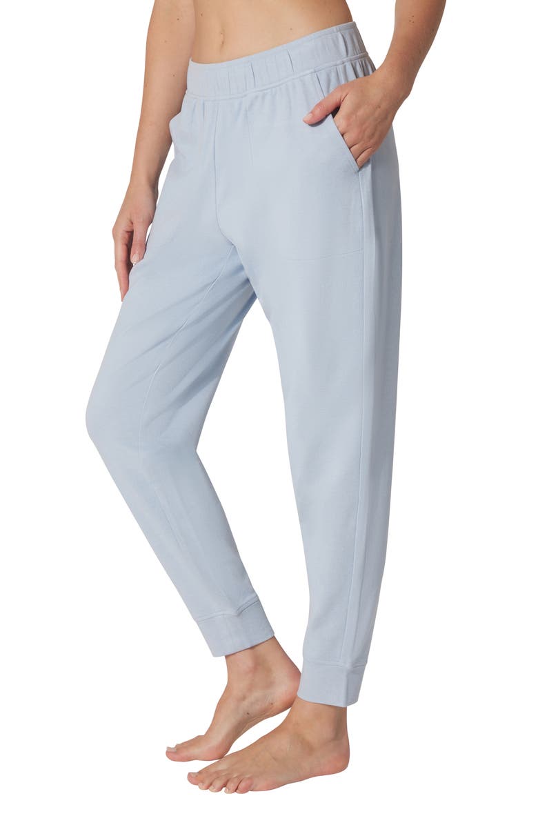 90 DEGREE BY REFLEX Piqué Lounge Joggers, Alternate, color, Thunderstorm