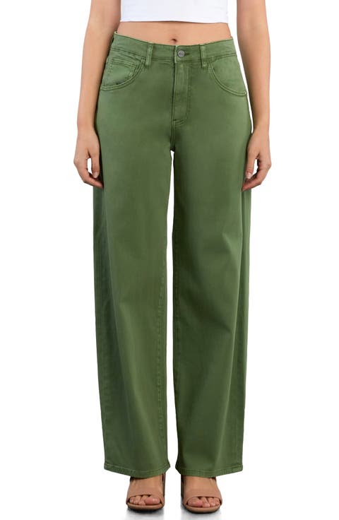 Lazy Day Relaxed Wide Leg Jeans