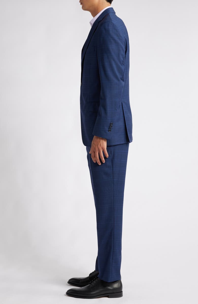 Peter Millar 'Flynn' Classic Fit Plaid Wool Suit, Alternate, color, 