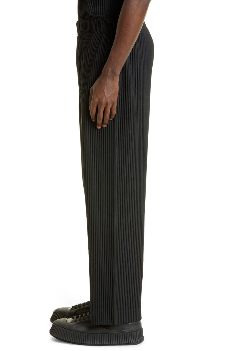 Homme Plissé Issey Miyake Pleated Straight Leg Pants, Alternate, color, 