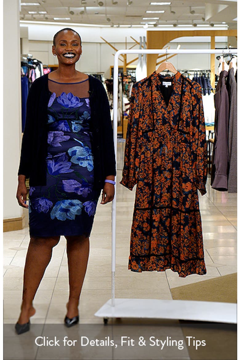 Embers Bloom Long Sleeve Tiered Dress video