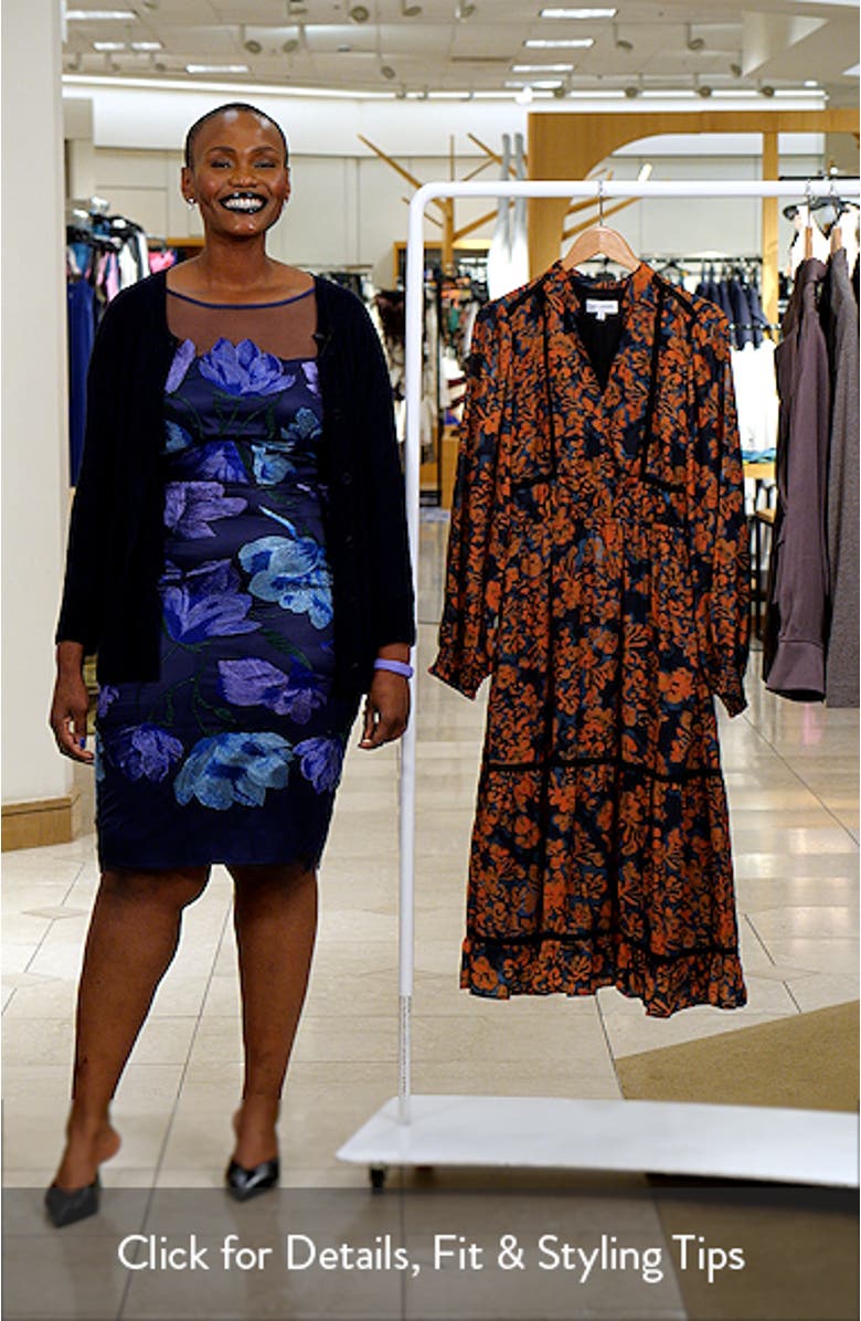 Embers Bloom Long Sleeve Tiered Dress, sales video thumbnail