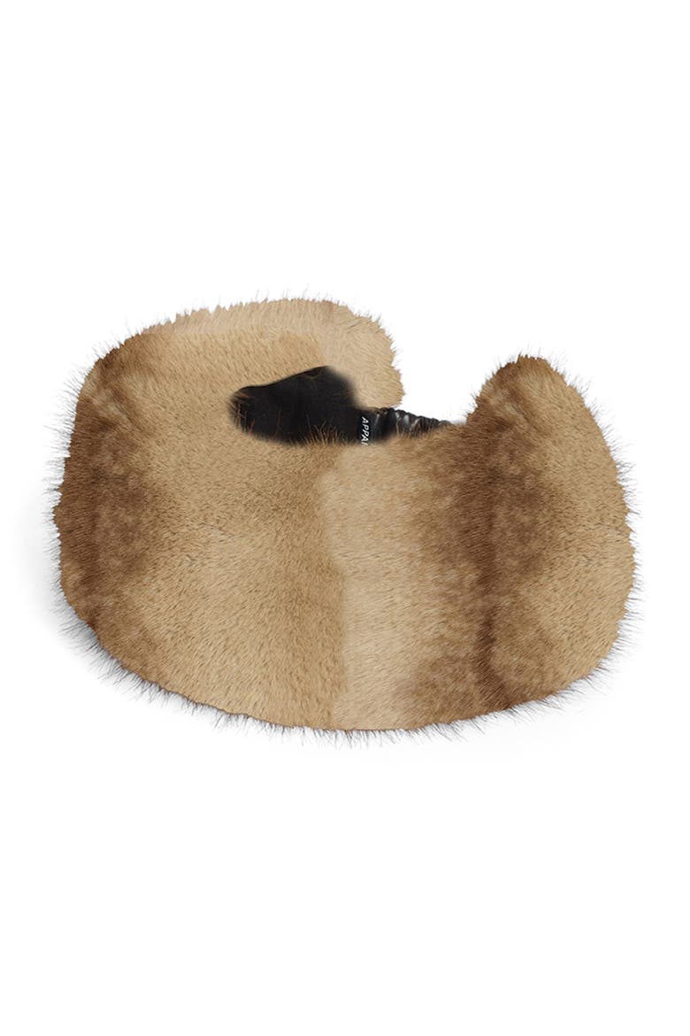 Eleni Pluche™ Faux Fur Headband, Main, color, BLONDE MINK