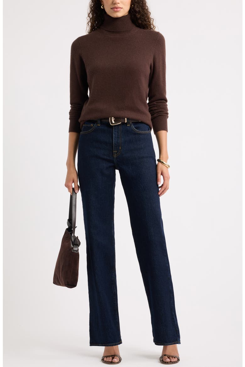 High Waist Straight Leg Jeans, Alternate, color, BROADWAY WASH