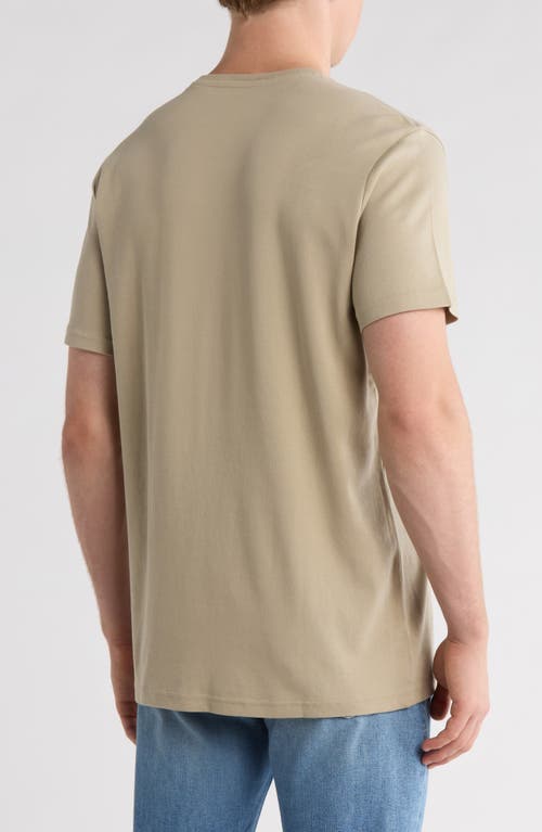 14th & Union Short Sleeve Interlock T-shirt In Neutral