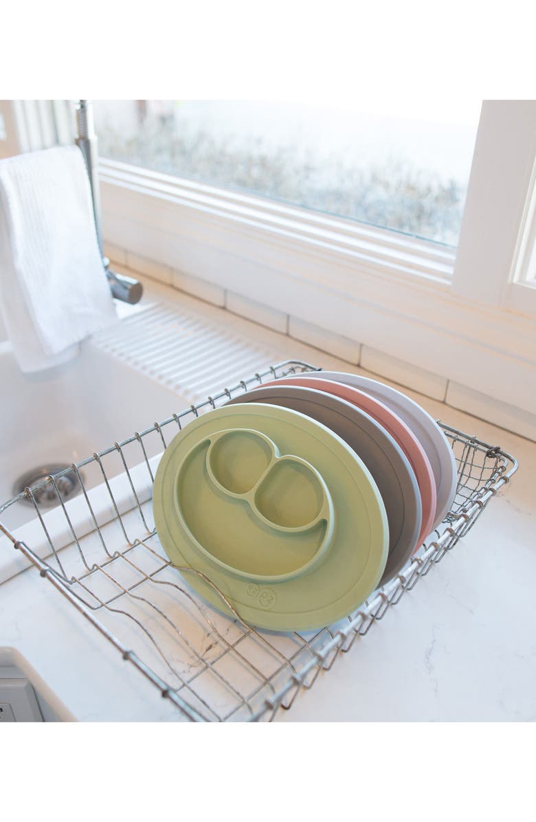 ezpz Mini Mat Silicone Feeding Mat, Alternate, color, Pewter