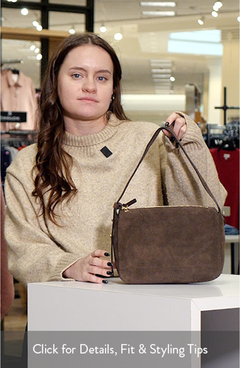 Fleurine Suede Shoulder Bag, sales video thumbnail