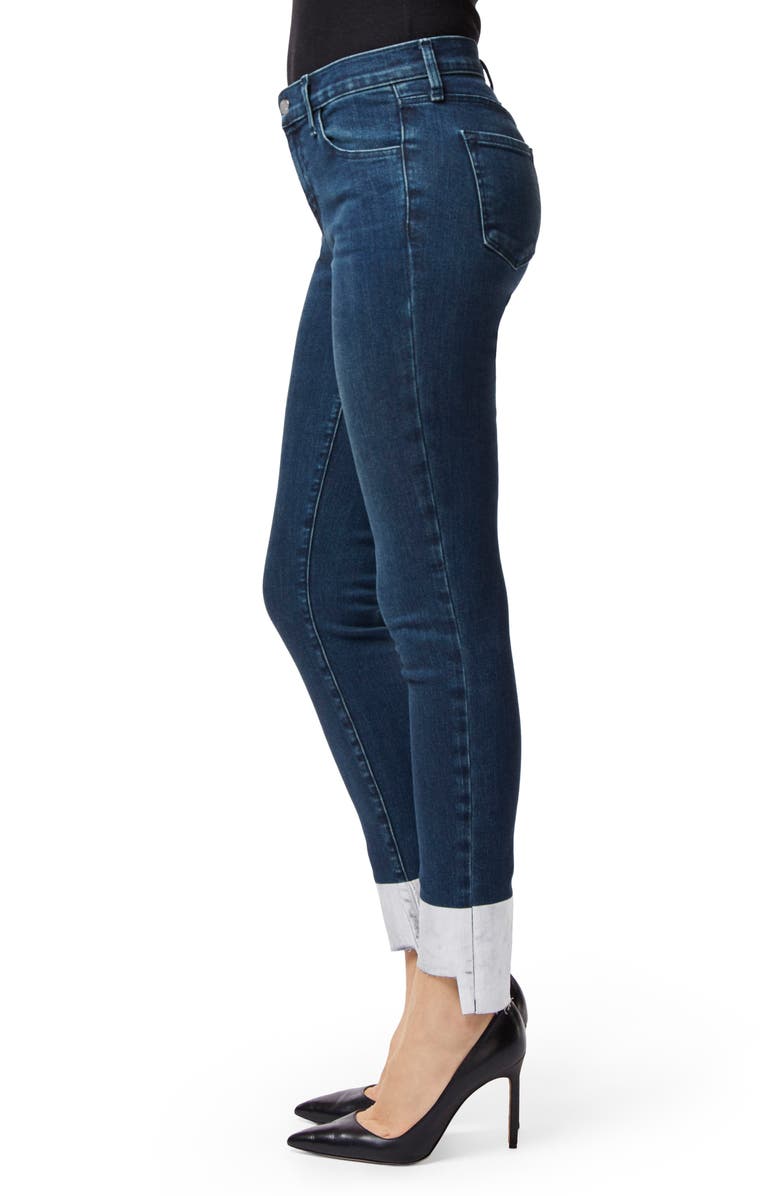 J Brand '811' Cutoff Step Hem Skinny Jeans, Alternate, color, 
