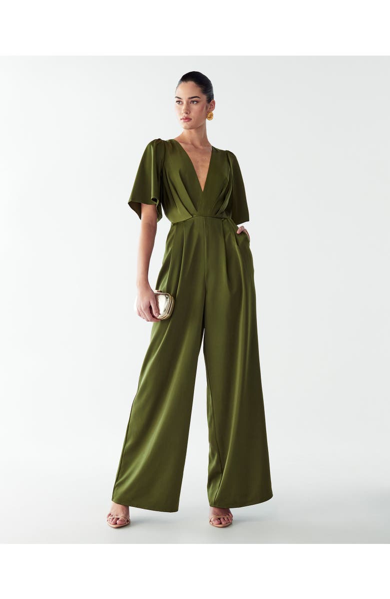WILLA Omaha Jumpsuit, Alternate, color, Olive Green