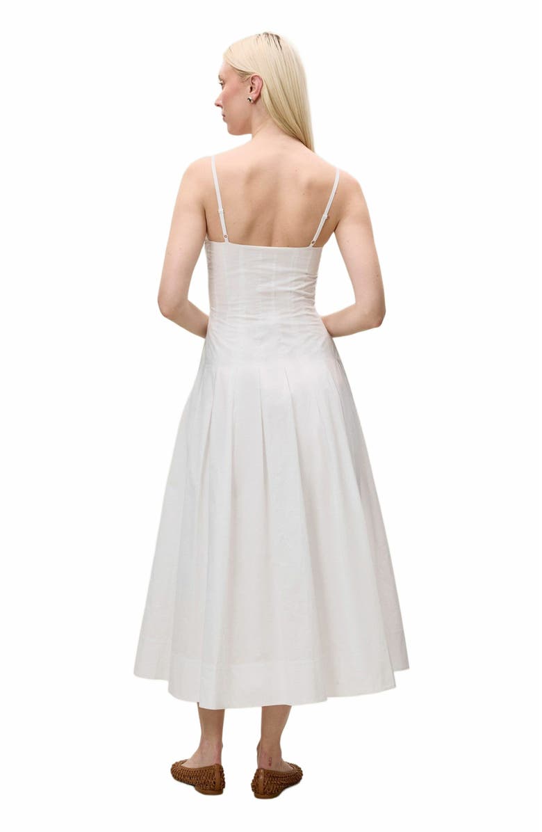 Rebecca Taylor Priya Poplin Dress, Alternate, color, Milk