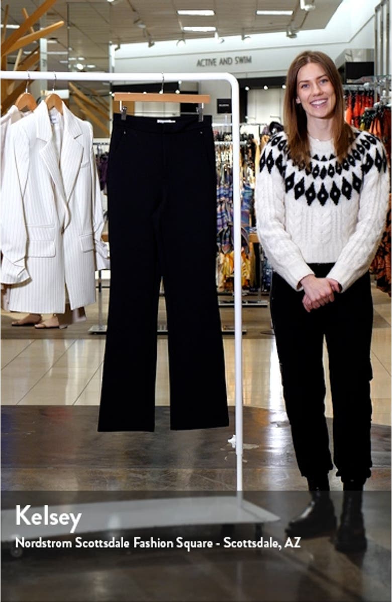 Scuba Knit Bootcut Trousers, sales video thumbnail